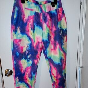 Tie dye stretch pants  nwt
